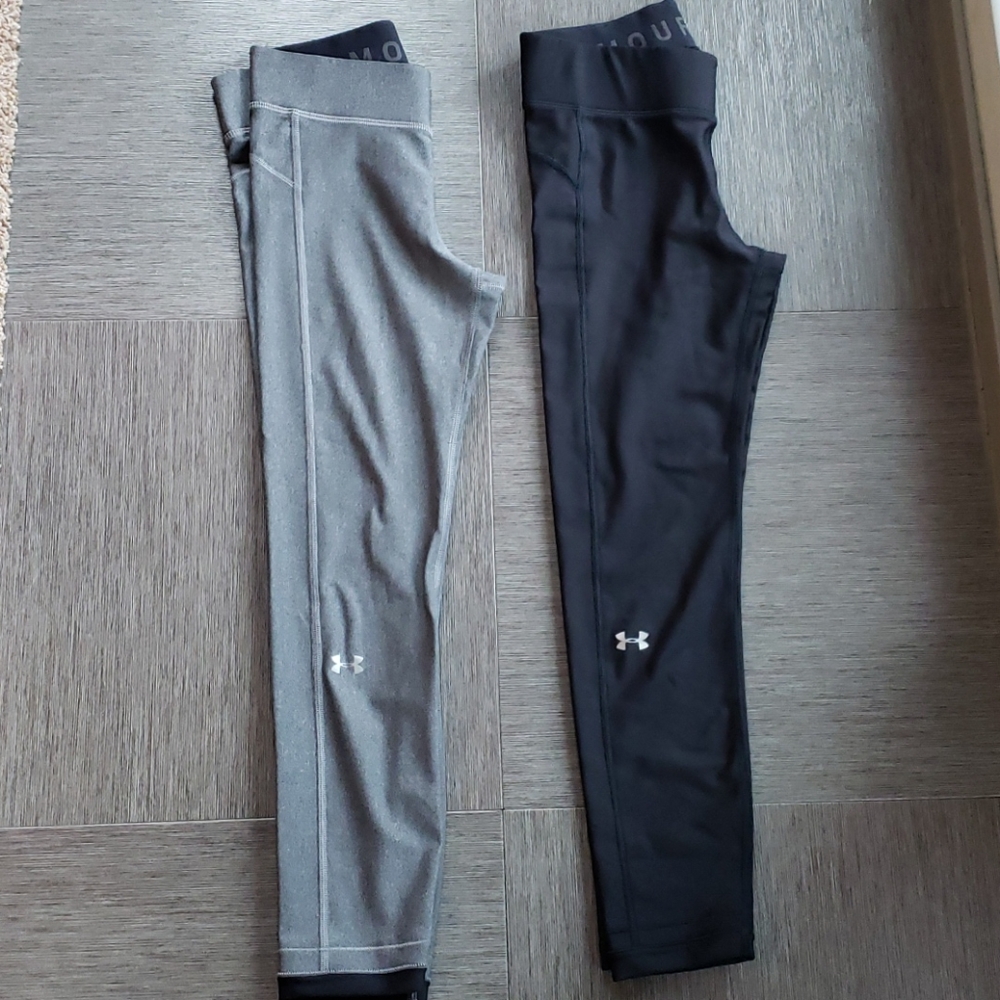 Under armour crop leggings -2 pair